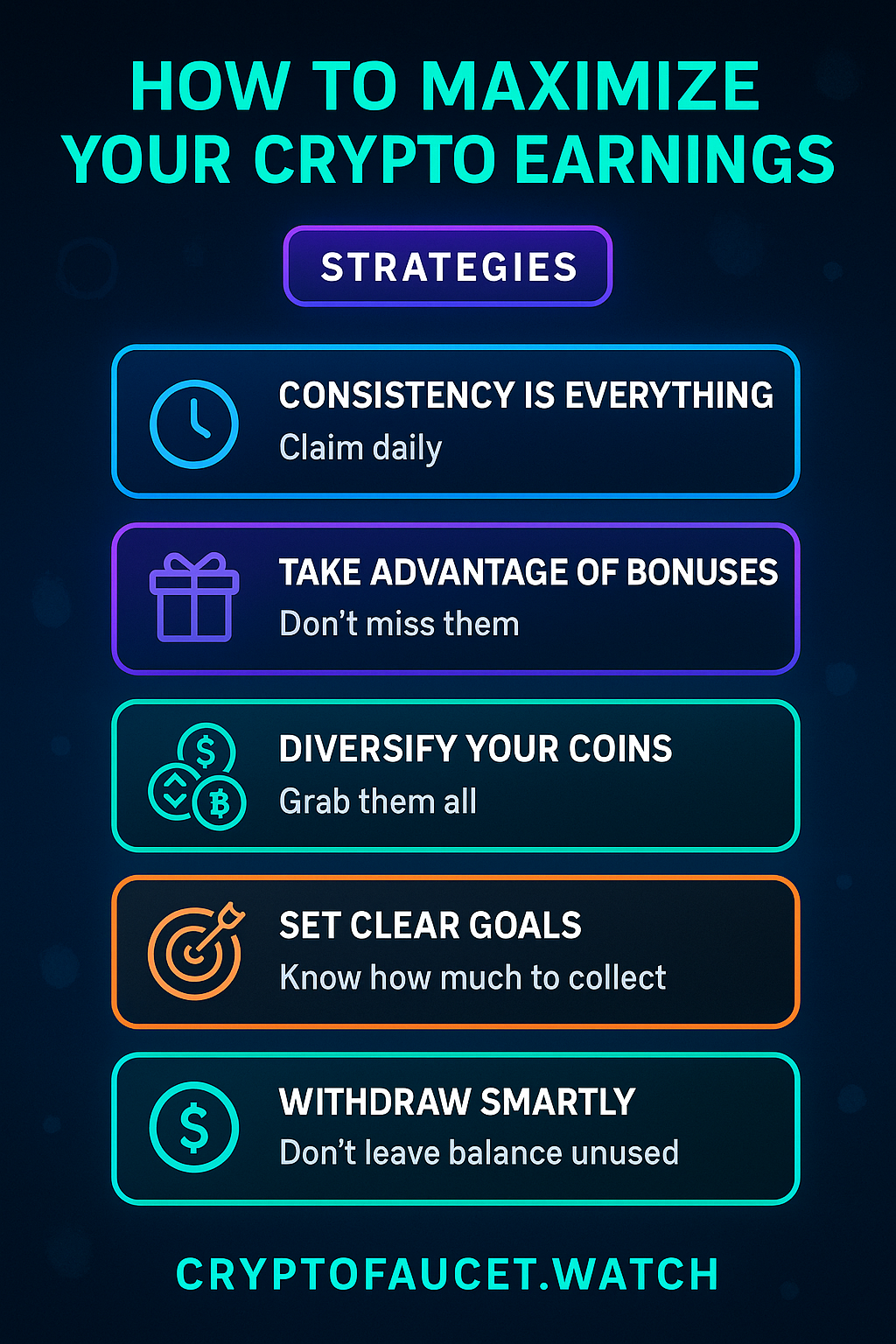 🚀 How to Maximize Your Earnings with CryptoFaucet.watch